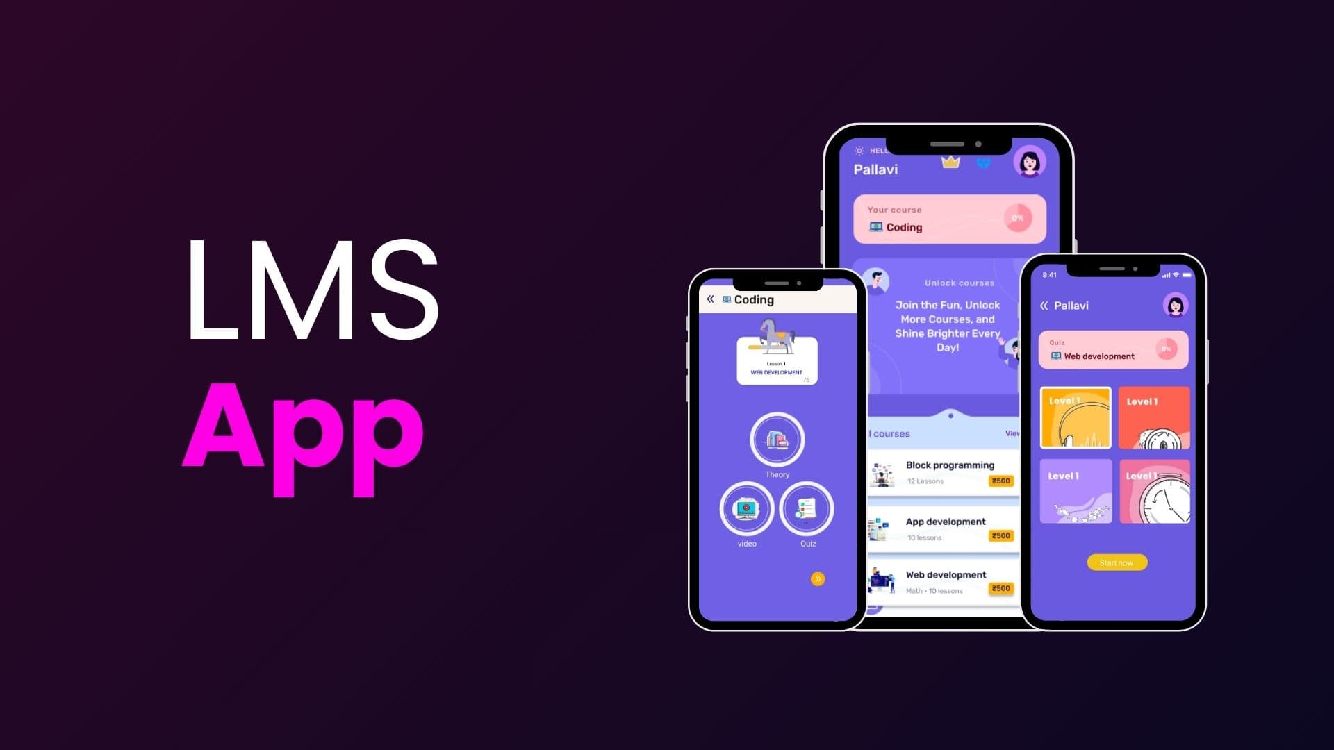 LMS Dashboard Interface