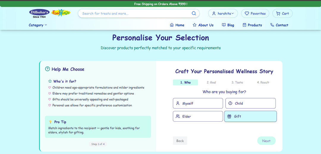 Personalization Wizard