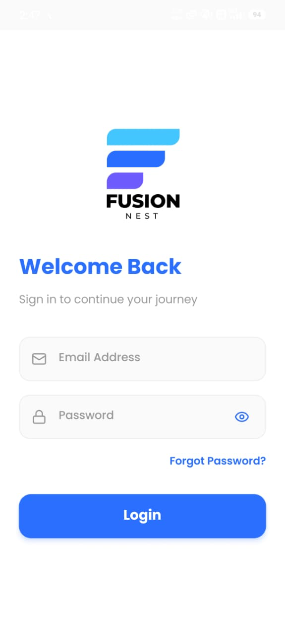 Screenshot for / login