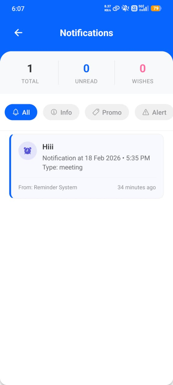 Smart Push & WhatsApp Notification System