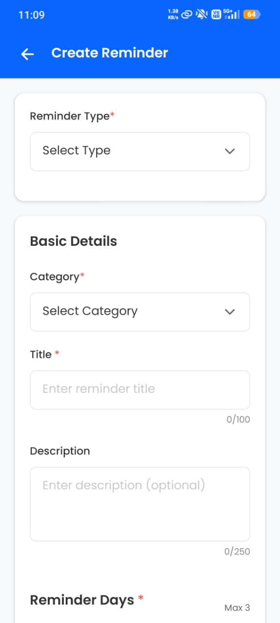 Multi-Type Smart Reminder Creation