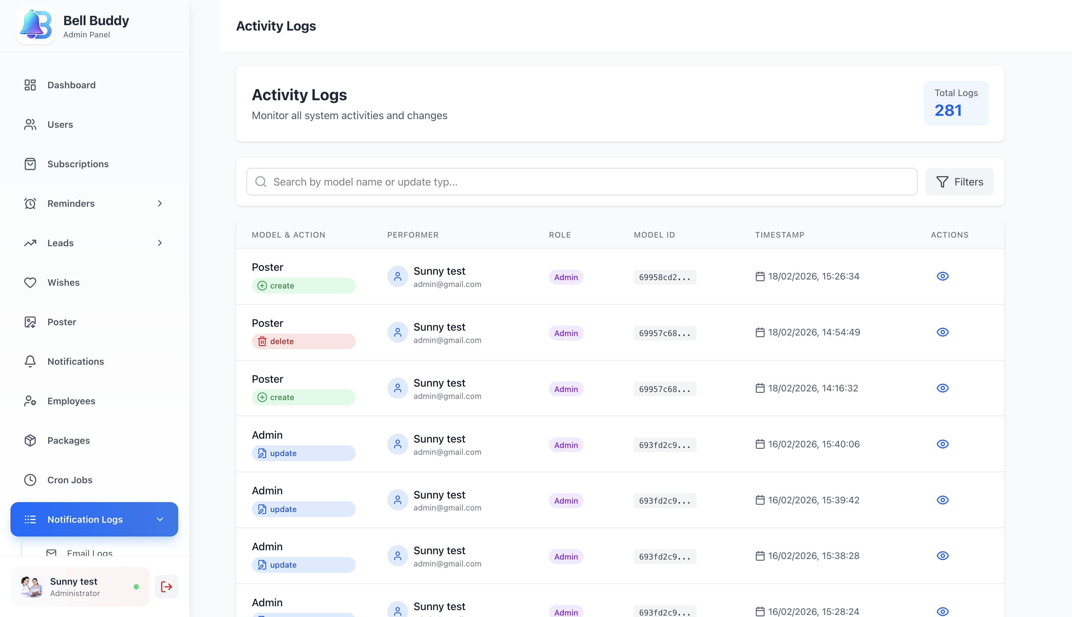 Comprehensive Logs & System Monitoring